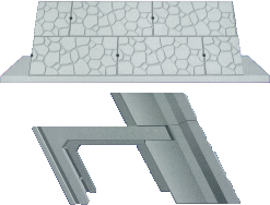 【製品画像】トリプルエコロック(組立式大型積ブロック) 【製品画像】トリプルエコロック(組立式大型積ブロック)